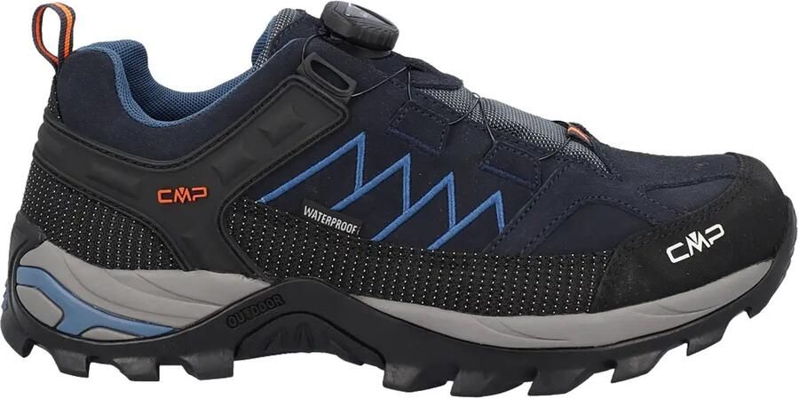 CMP Rigel Low Fitgo Trekking Shoes WP 3Q13587 Multisportschoenen zwart blauw