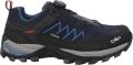 CMP Rigel Low Fitgo Trekking Shoes WP 3Q13587 Multisportschoenen zwart blauw - Blauw