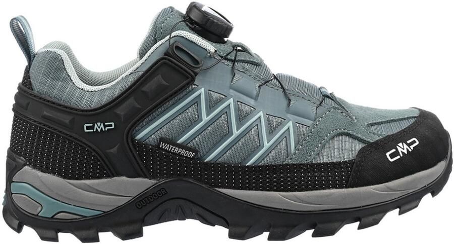 CMP Women's Rigel Low Fitgo Trekking Shoes WP Multisportschoenen zwart grijs