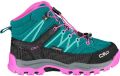 CMP Rigel Mid Waterproof 3Q12944K Rigel Mid Waterproof Wandelschoenen LAKE PINK Fluo Kinderen - Blauw