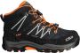 CMP Rigel Mid WP 3Q12944J Wandelschoenen Anthracite Flash Orange Kinderen - Thumbnail 3