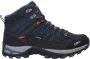 CMP Rigel Mid WP 3Q12947 Wandelschoenen B.Blue Flash Orange Heren - Thumbnail 5