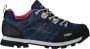 CMP Wandelschoenen low Alcor Dames Leer Blauw zwart - Thumbnail 1