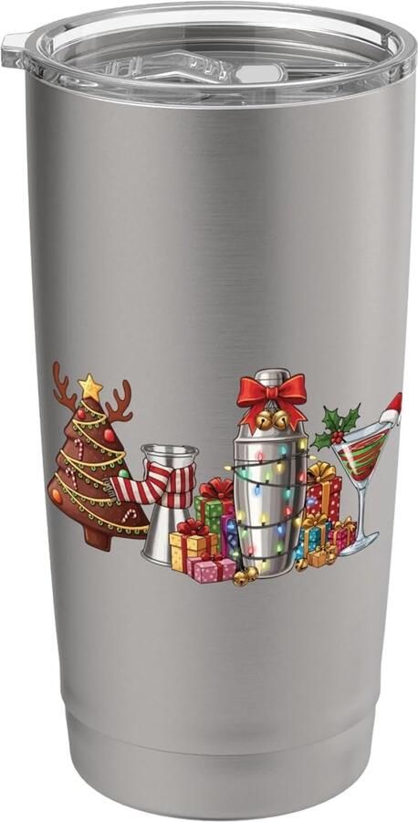 Cocktails Dubbele Wand Thermosbeker RVS