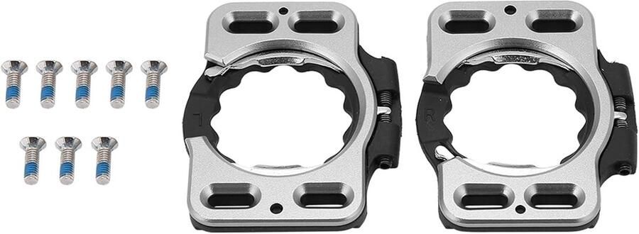 Cocoarm Allecto Fietsschoenen Cleat Cover Adapter Gemakkelijk te installeren Zwart Converter voor Speed Play Zero Geschikt voor fietsen Duurzaa