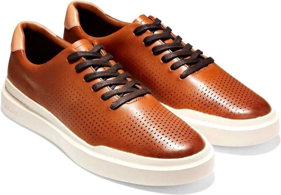 Cole Haan Grandpro Rally Laser Cut Schoenen Bruin Man