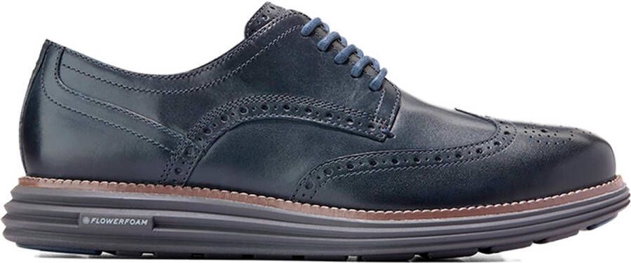 Cole Haan Originalgrand Remastered Wingtip Oxfords Schoenen Blauw Man