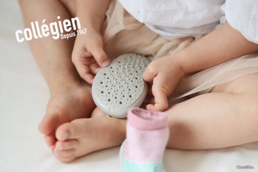 Collegien COLLÉGIEN SLOFFEN PADDESTOEL-30 31 Gevoerde Pantoffels met antislipzool Instappers Green 30 31 (3142253615147)