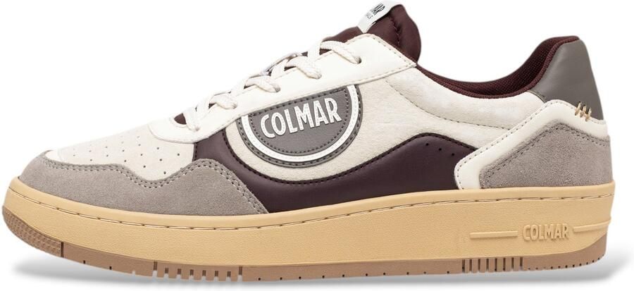 Colmar Antieke witte Austin Suit suède sneakers