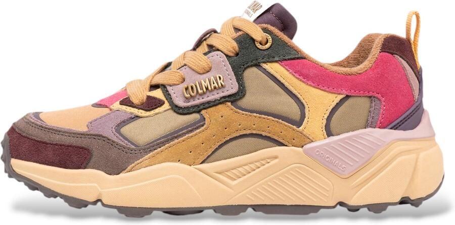 Colmar Sneakers laag 'Garner' beige grijs lavendel rosa