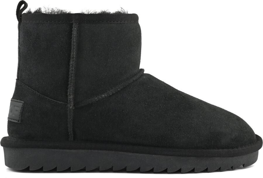 Colors of Califonia Colors Of California Enkellaarsjes Suede Zwart Dames