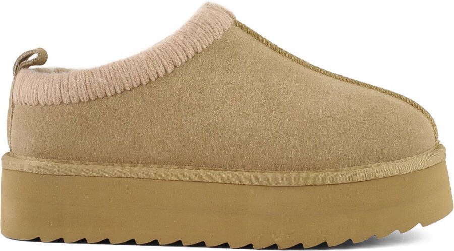 Colors of Califonia Colors of California Boots Suede Platform Laarzen Sabot Cognac
