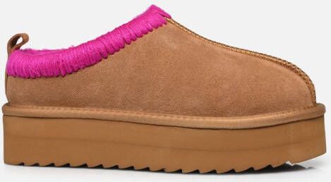 Colors of California Enkellaarzen Eggy platform bold stitching