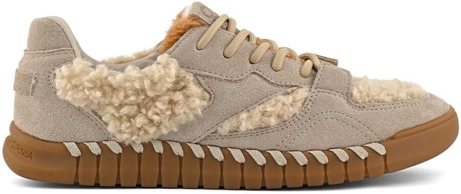 Colors of California Cow Suede Teddy Fur Sneaker