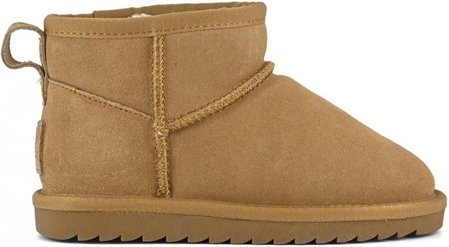 Colors of California gevoerde suède enkelboots beige Meisjes Suede 33