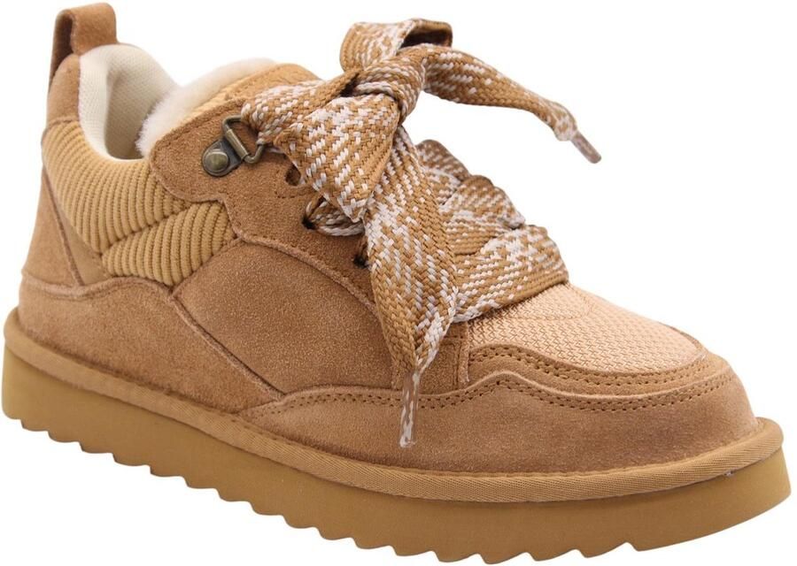 Colors of California Sneaker Kleuren Van California Koe Suede Sneaker Streetwear Vrouwen