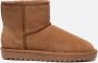 Colors of California Bruin Leren Platte Schoenen Yw0078 Model Brown Dames - Thumbnail 4