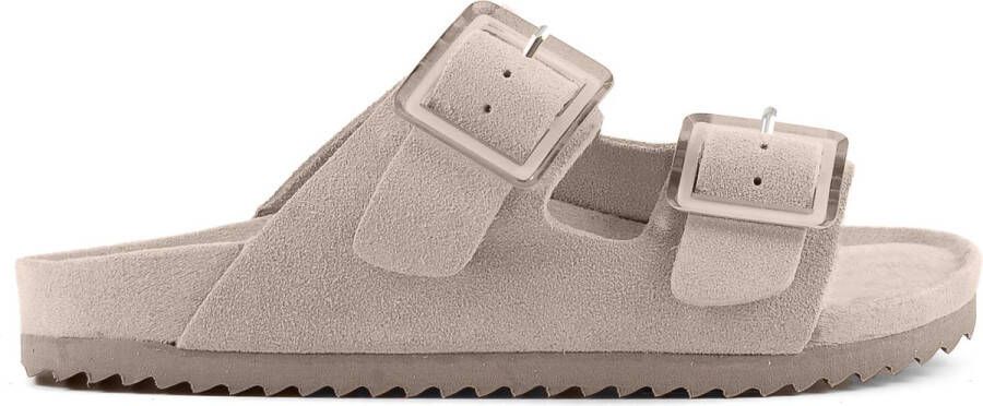 Colors of California H BIO056 Dames Slides Taupe