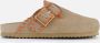 Colors of California Muil Slippers taupe Suede Dames - Thumbnail 2