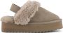 Colors of California Suède Platform Slipper met Enkelband Brown Dames - Thumbnail 1