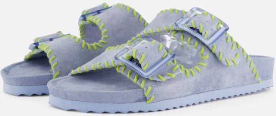 Colors of California Sandalen blauw Suede Dames