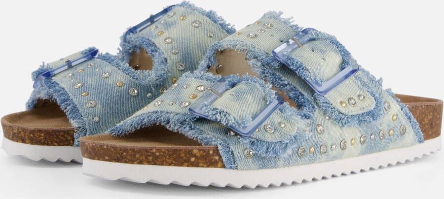 Colors of California Sandalen Two buckle denim sandal