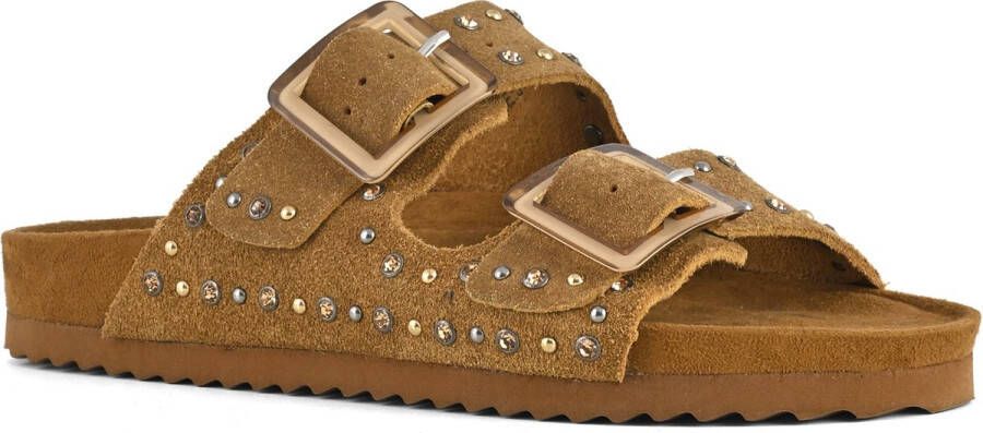 Colors of California Sandalen cognac Suede Dames