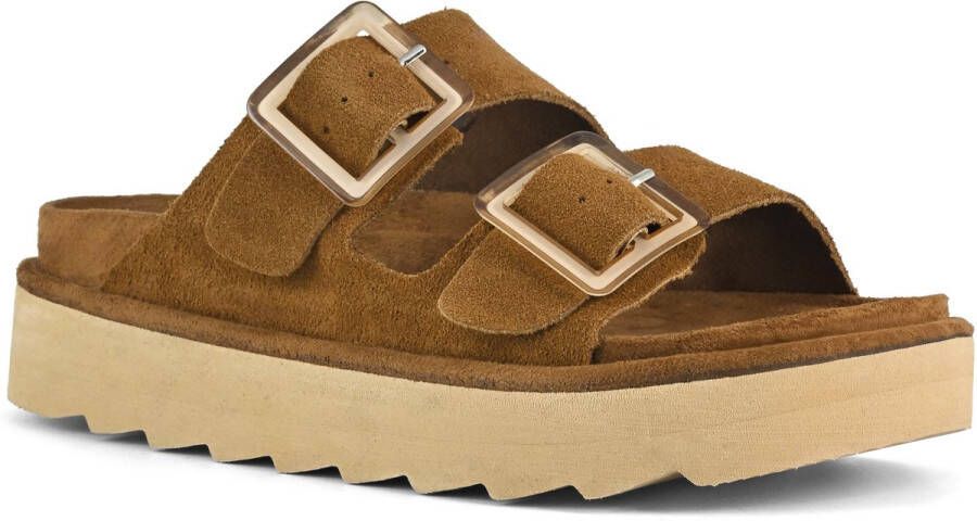 Colors of California Sandalen cognac Suède Dames