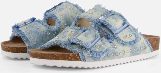 Colors of California Sandalen Two buckle denim sandal