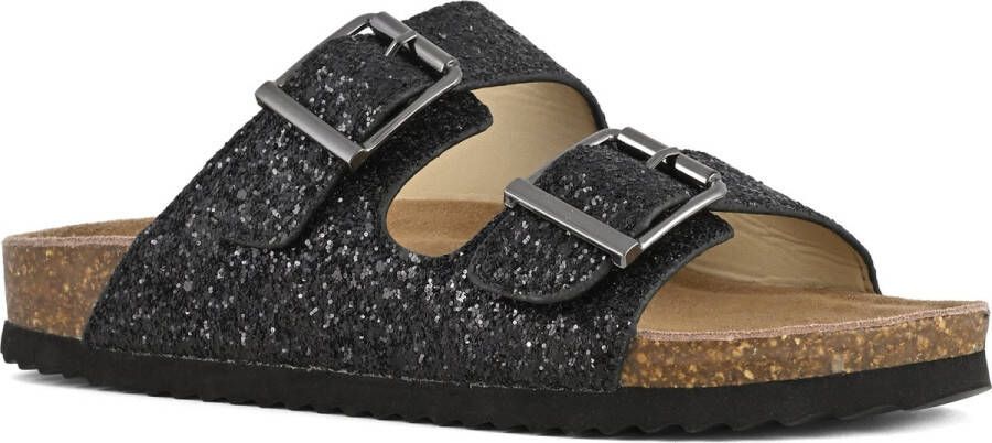 Colors of California Sandalen zwart glitter Dames