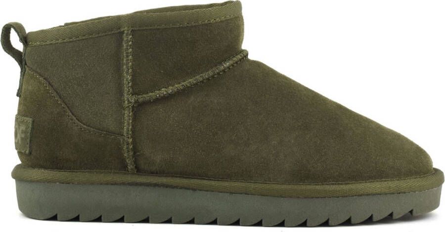 Colors of California Enkellaarzen Short winter boot in suede