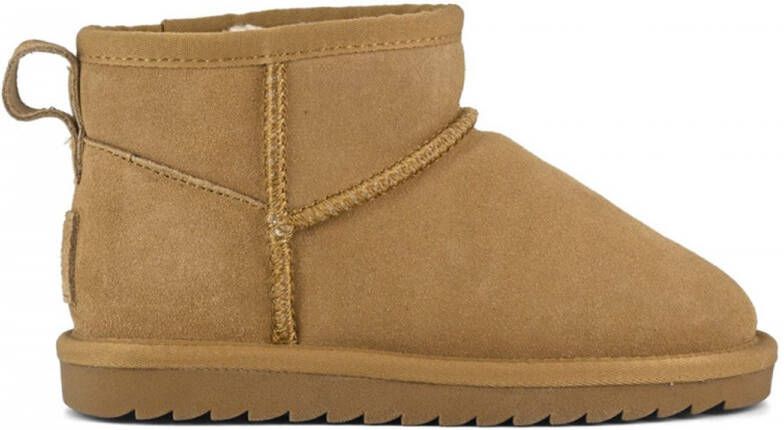 Colors of California gevoerde suède enkelboots beige Meisjes Suede 35