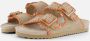 Colors of California suède slippers beige oranje - Thumbnail 2