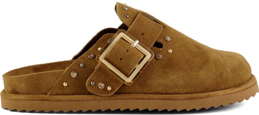 Colors of California Two Buckle Sabot With Studs