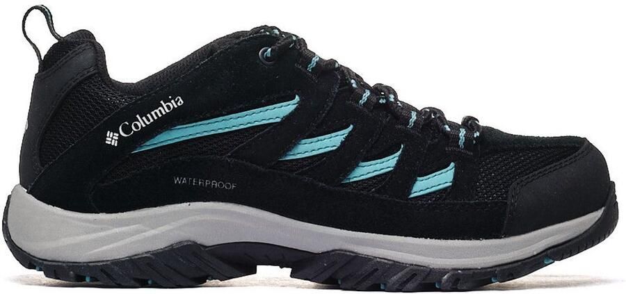 Columbia CRESTWOOD™ WATERPROOF Dames Wandelschoenen Black Teal