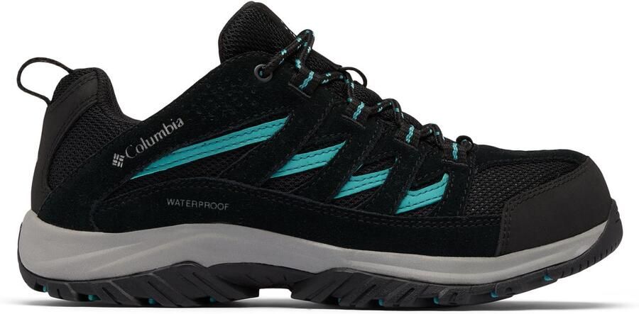 Columbia CRESTWOOD™ WATERPROOF Dames Wandelschoenen Black Teal