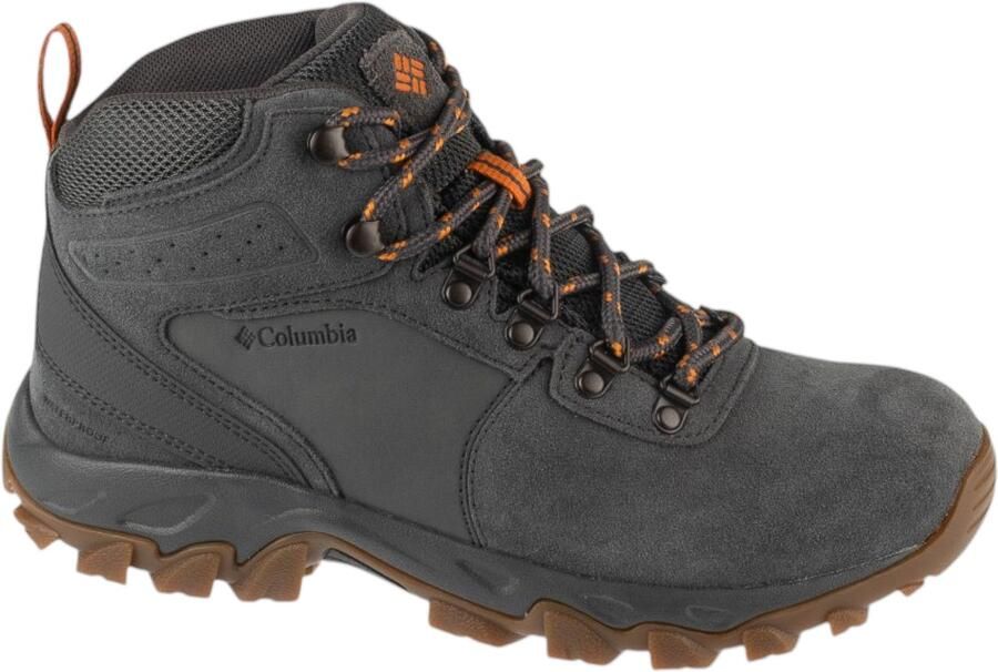 Columbia Newton Ridge Plus II Suede WP Mannen Grijs Trekkingschoenen