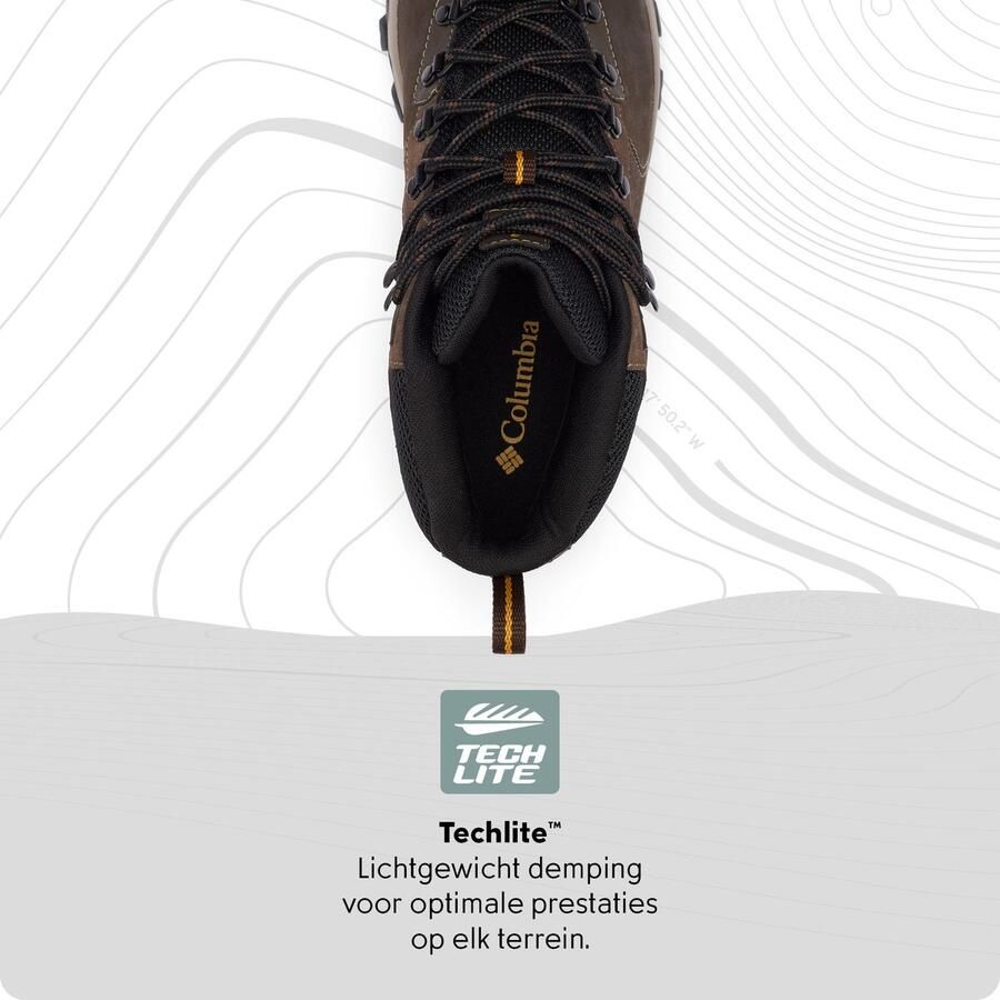 Columbia NEWTON RIDGEâ„¢ PLUS II WATERPROOF Men's Wandelschoenen Cordovan Squash - Foto 2