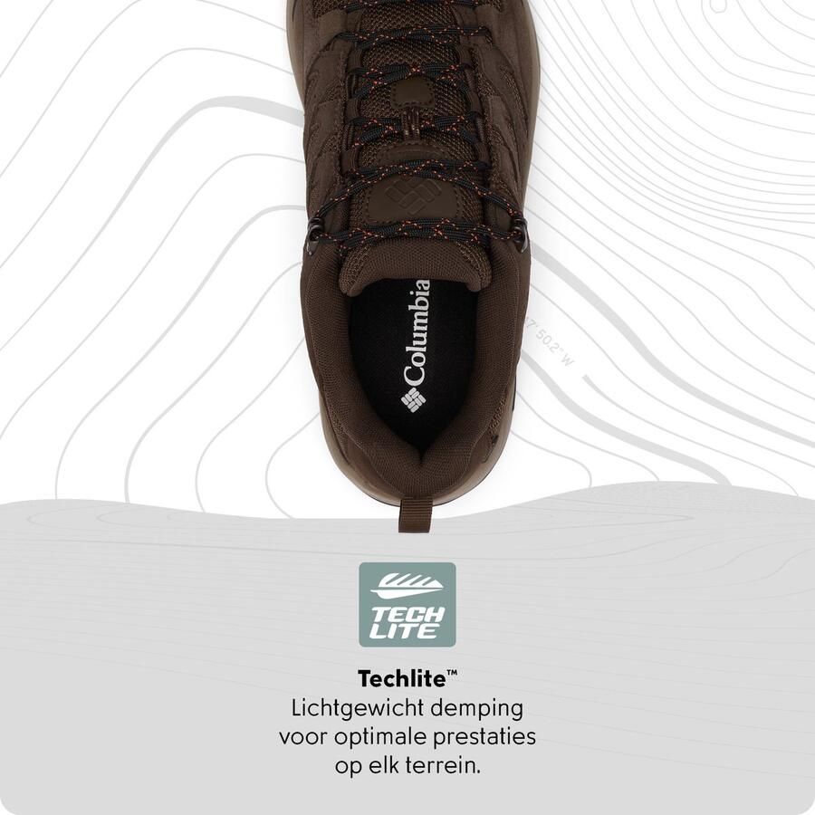 Columbia REDMOND™ IV LOW WATERPROOF Heren Wandelschoenen Cordovan Tangy Orange - Foto 2