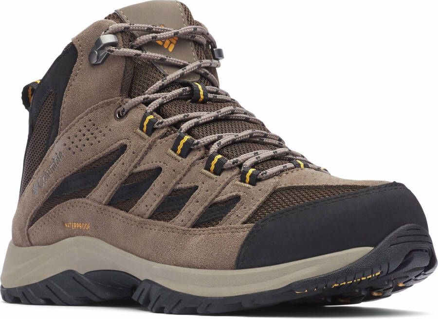 Columbia Crestwood Mid Wandelschoenen Heren Waterdicht Bergschoenen Heren Bruin Zwart