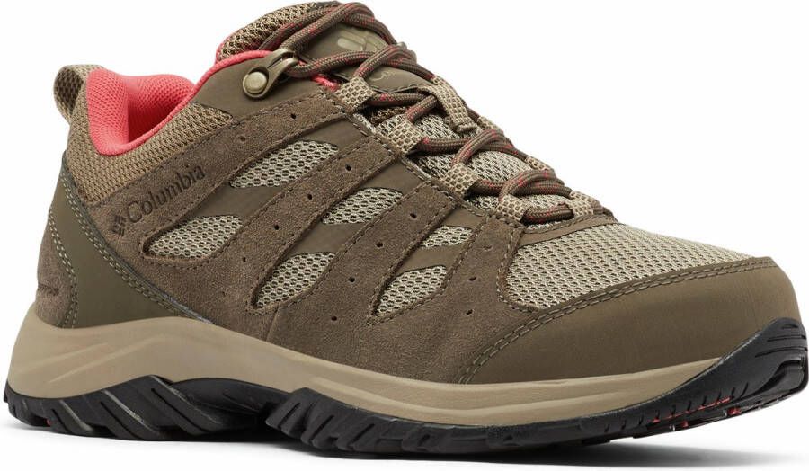 Columbia REDMOND III WATERPROOF Wandelschoenen Dames Pebble Red Cor