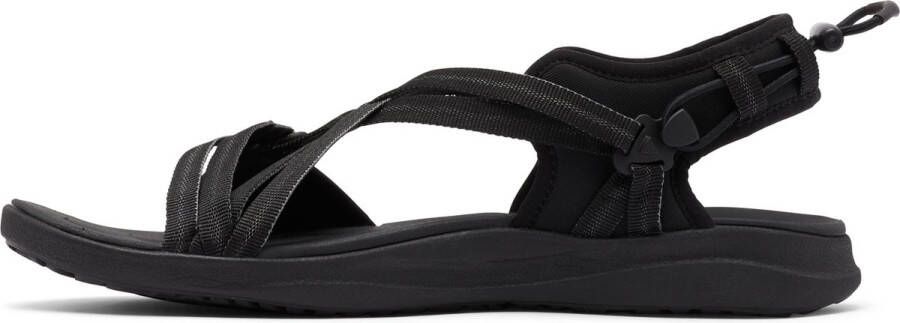 Columbia Sandalen Dames Comfortabele Pasvorm Dempende Zolen Extra Grip Zwart