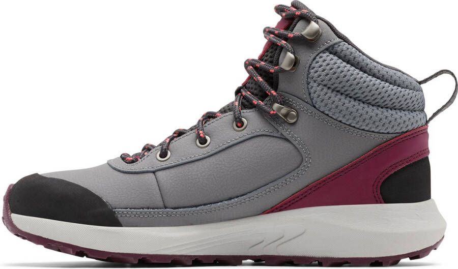 Columbia Trailstorm Peak Mid Wandelschoenen Dames Ademende Schoenen Dames Grijs Berry