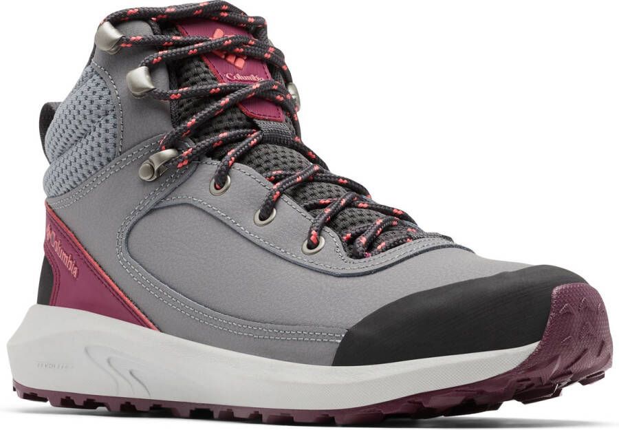 Columbia Trailstorm Peak Mid Wandelschoenen Dames Ademende Schoenen Dames Grijs Berry