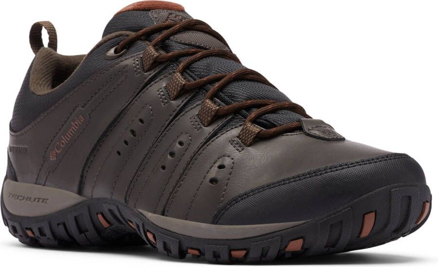 Columbia Woodburn II Wandelschoenen Heren Waterdicht Ademend Bruin