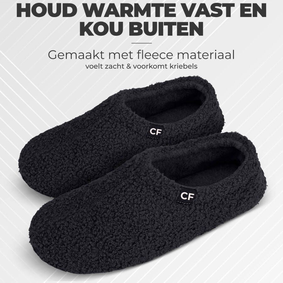 Comfeet Pantoffels Dames Sloffen Zwart Anti-slip - Foto 3