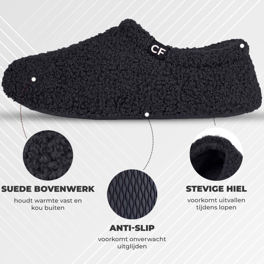 Comfeet Pantoffels Dames Sloffen Zwart Anti-slip - Foto 5