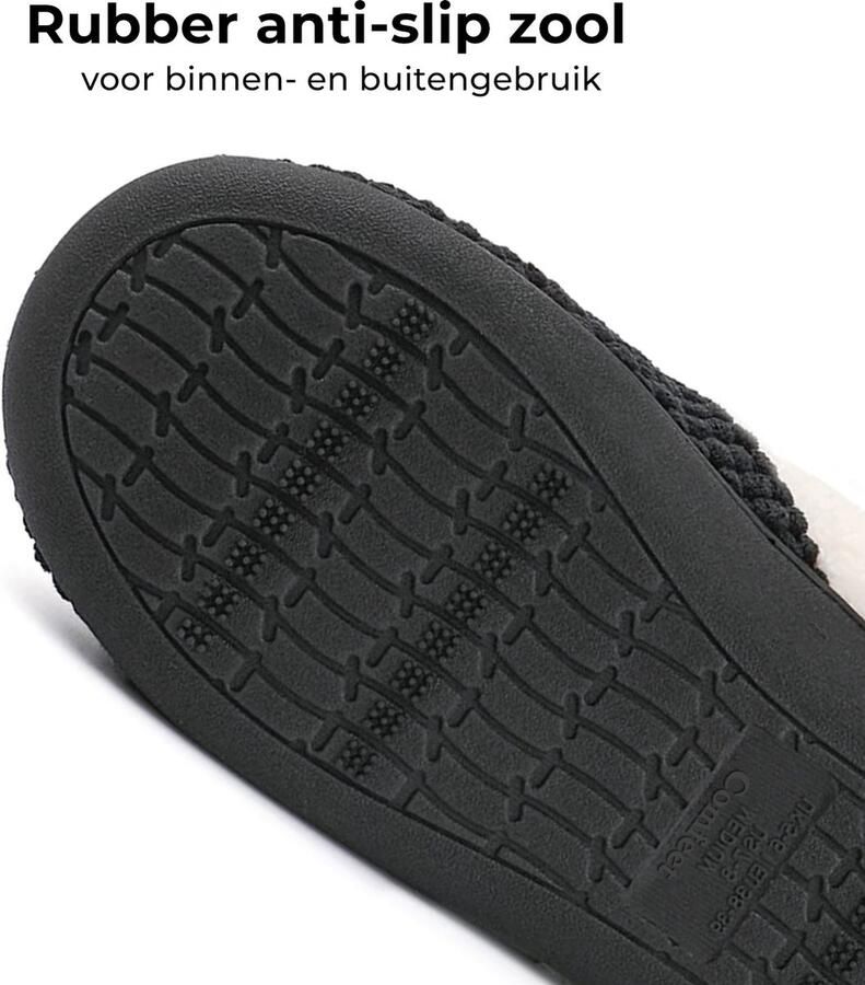 Comfeet Pantoffels Dames Sloffen Zwart Anti-slip - Foto 8
