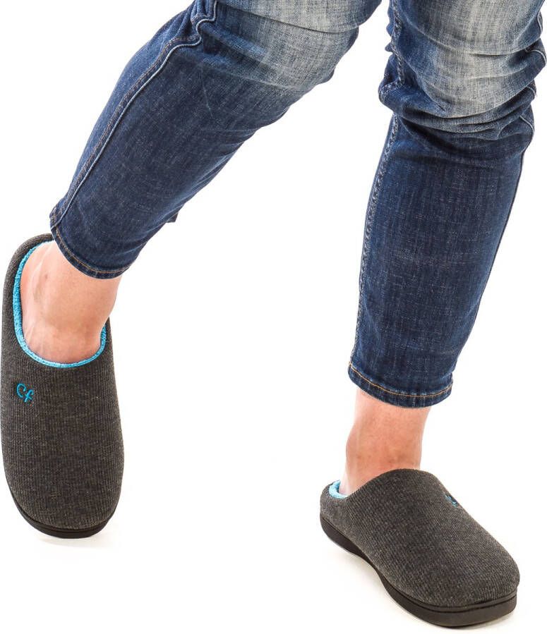 Comfeet Pantoffels Heren Sloffen Grijs Anti-slip - Foto 12