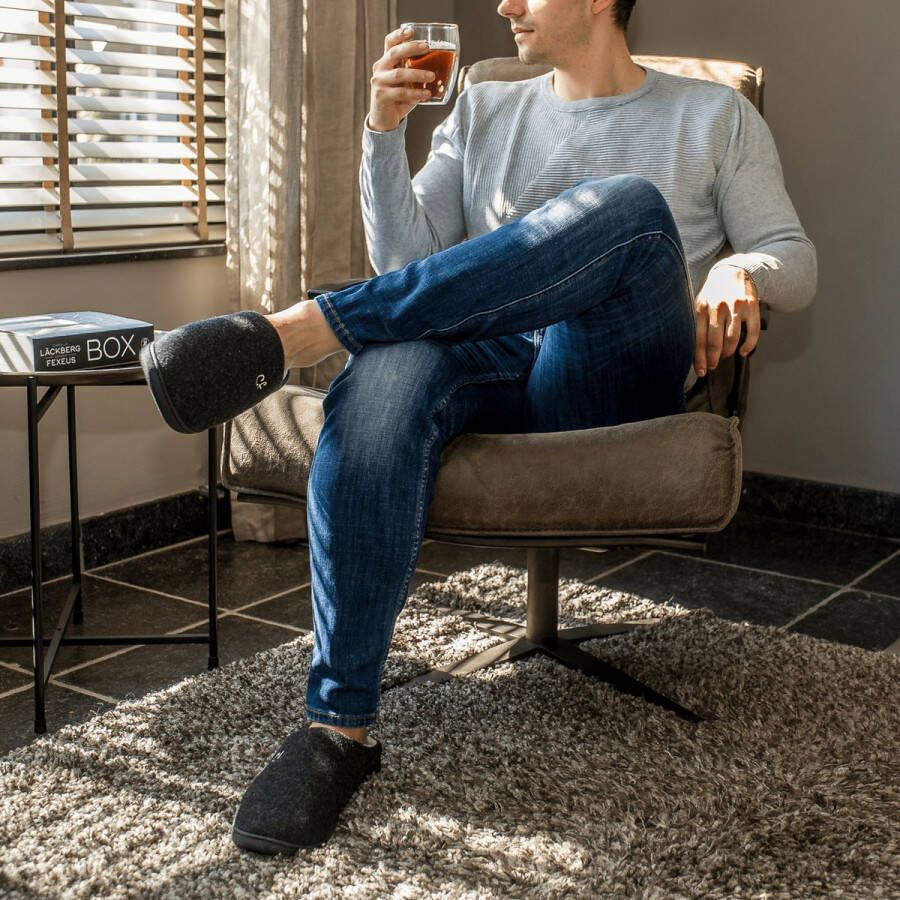 Comfeet Pantoffels Heren Sloffen Zwart Anti-slip - Foto 6